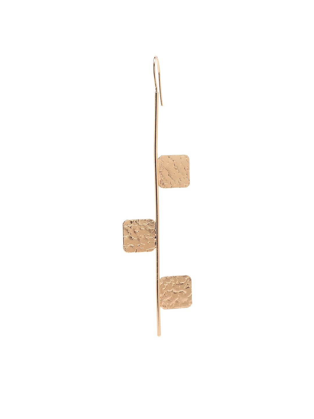 FOREVER 21 Gold-Toned Contemporary Drop Earrings