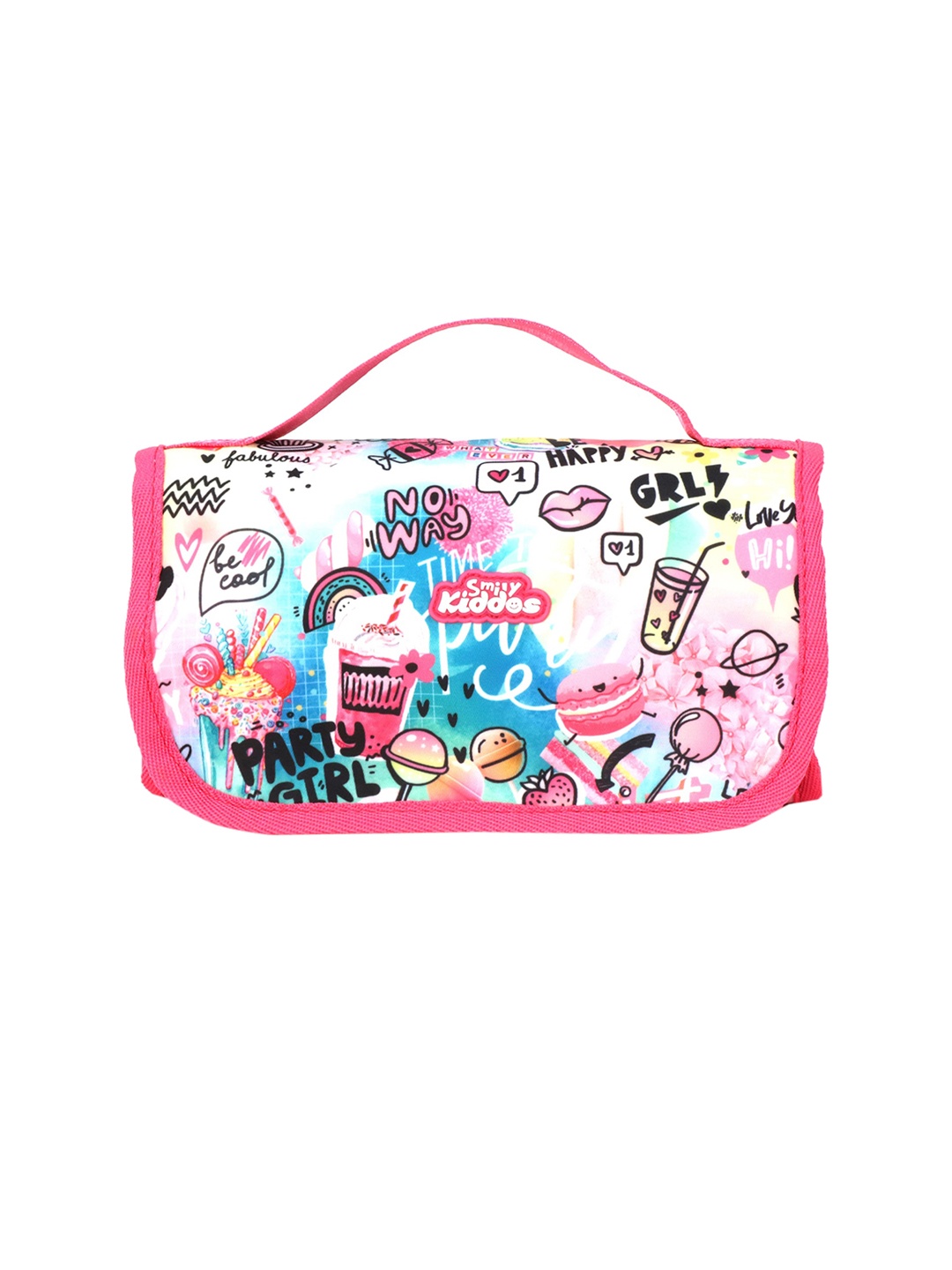 

Smily Kiddos Unisex Kids Pink & White Pencil Case