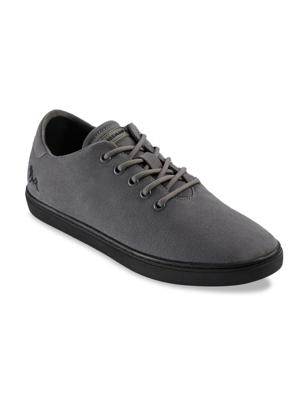 

NEEMANS Unisex Grey Cotton Classic Sneakers