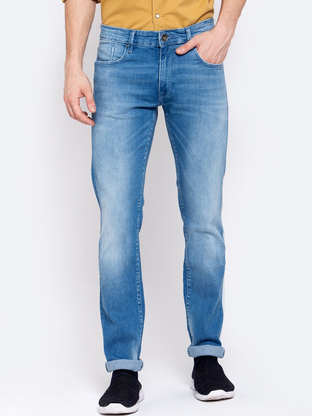 

Pepe Jeans Men Skinny Fit Stretchable Jeans, Blue