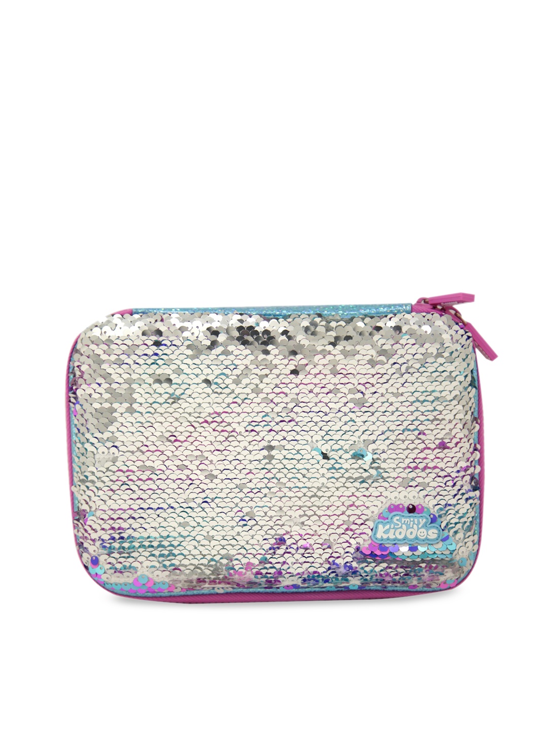 

Smily Kiddos Kids Blue & Pink Sequinned & Printed Pencil Case
