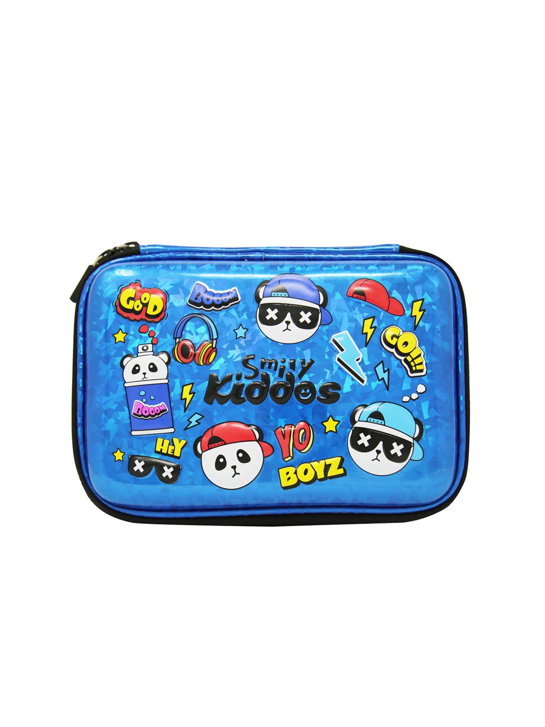 

Smily Kiddos Kids Blue & Black Hip Hop Panda Theme Pencil Case