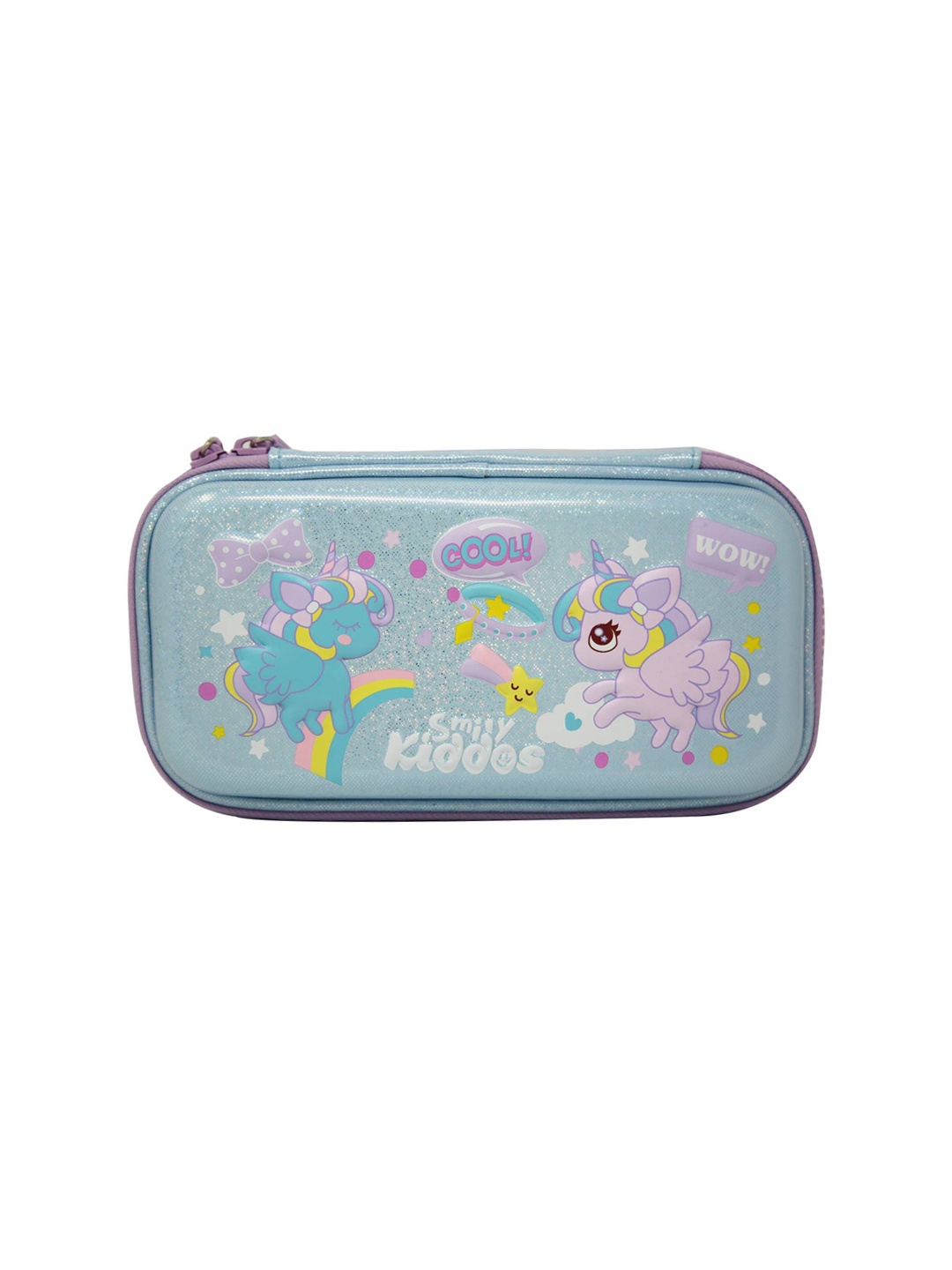 

Smily Kiddos Kids Blue & Lavender Flying Unicorn Print Pencil Case