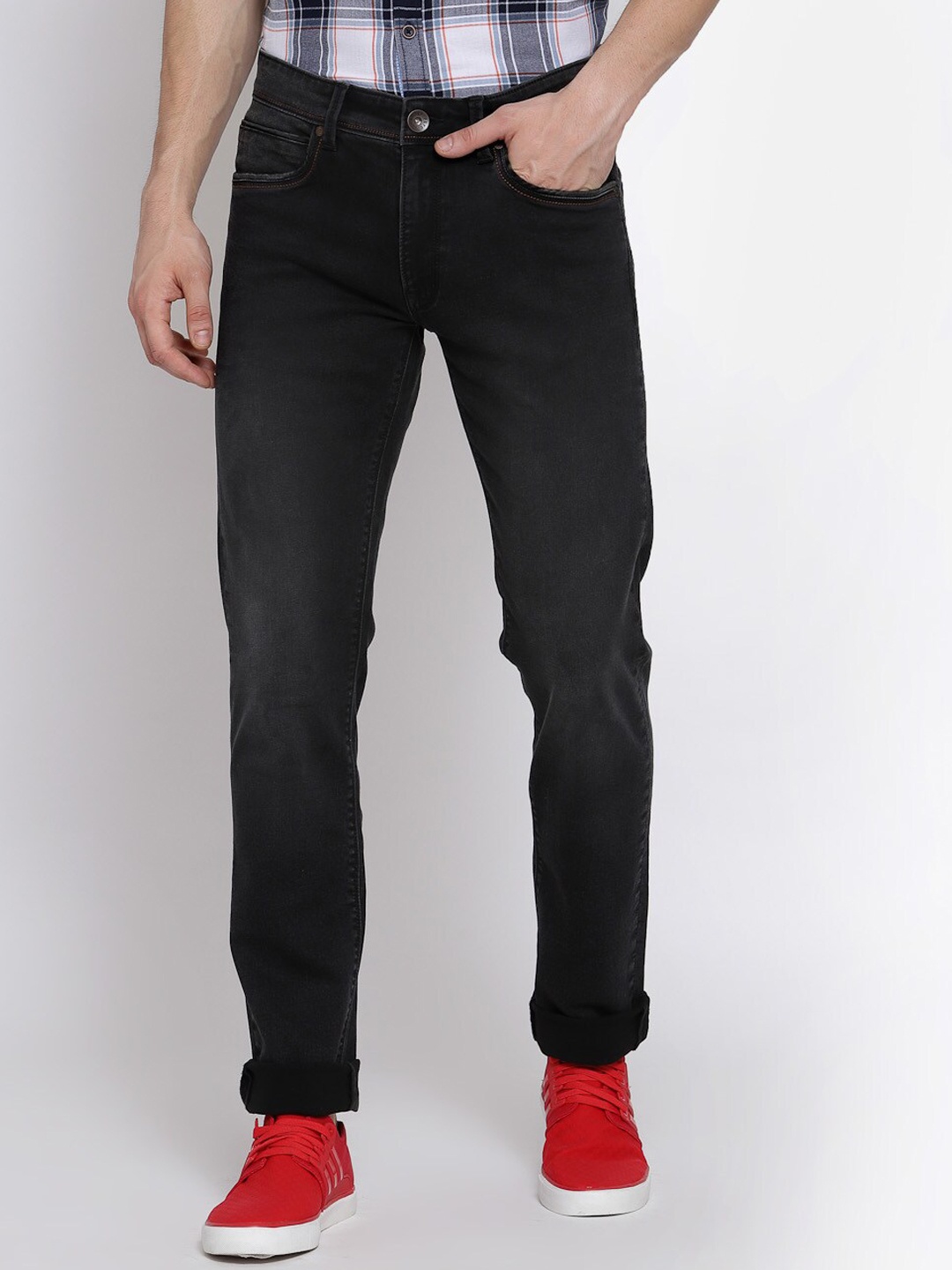 

Pepe Jeans Men Slim Fit Stretchable Jeans, Black