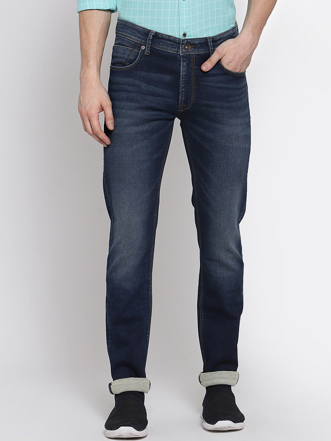 

Pepe Jeans Men Slim Fit Stretchable Jeans, Blue