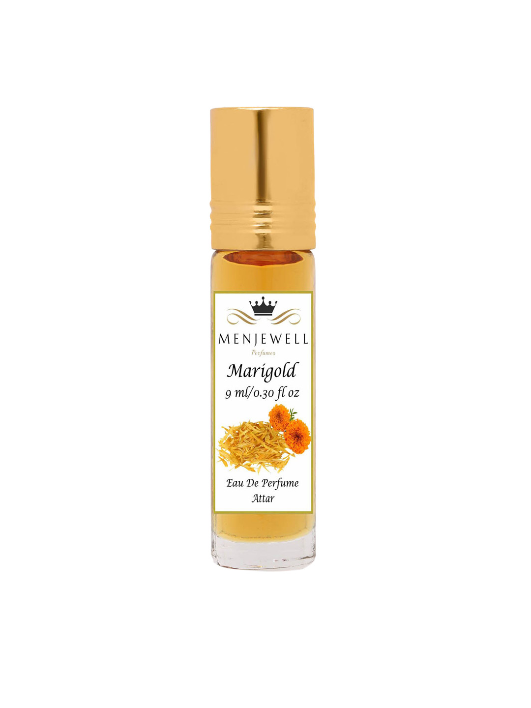 

Menjewell Unisex Marigold Roll On Attar, Transparent