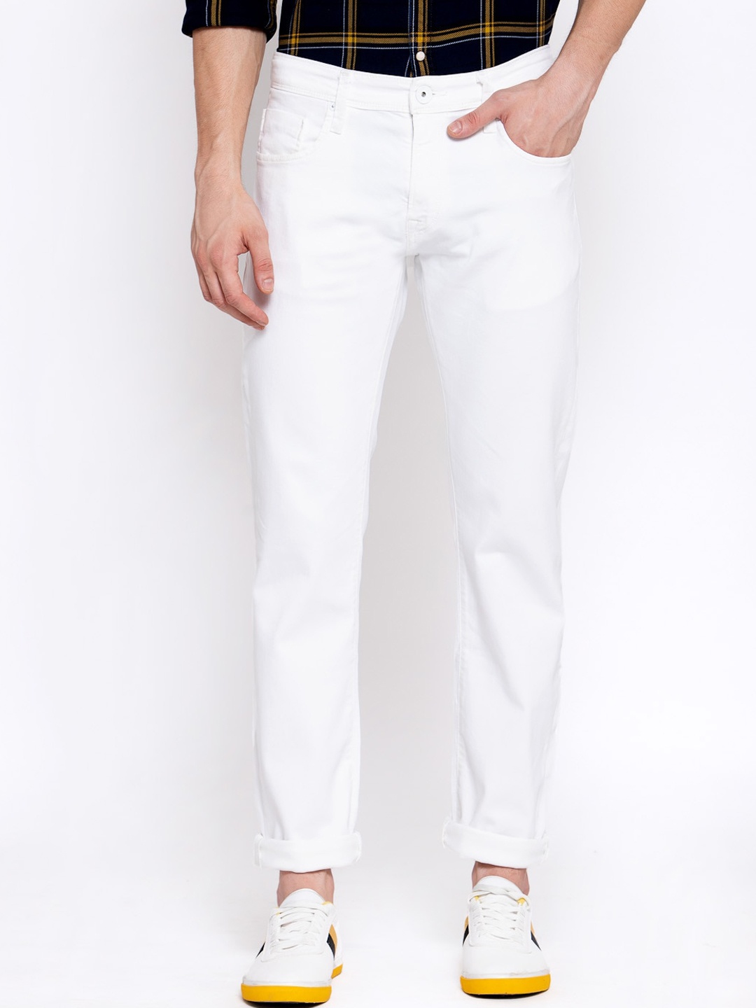 

Pepe Jeans Men White Slim Fit Jeans