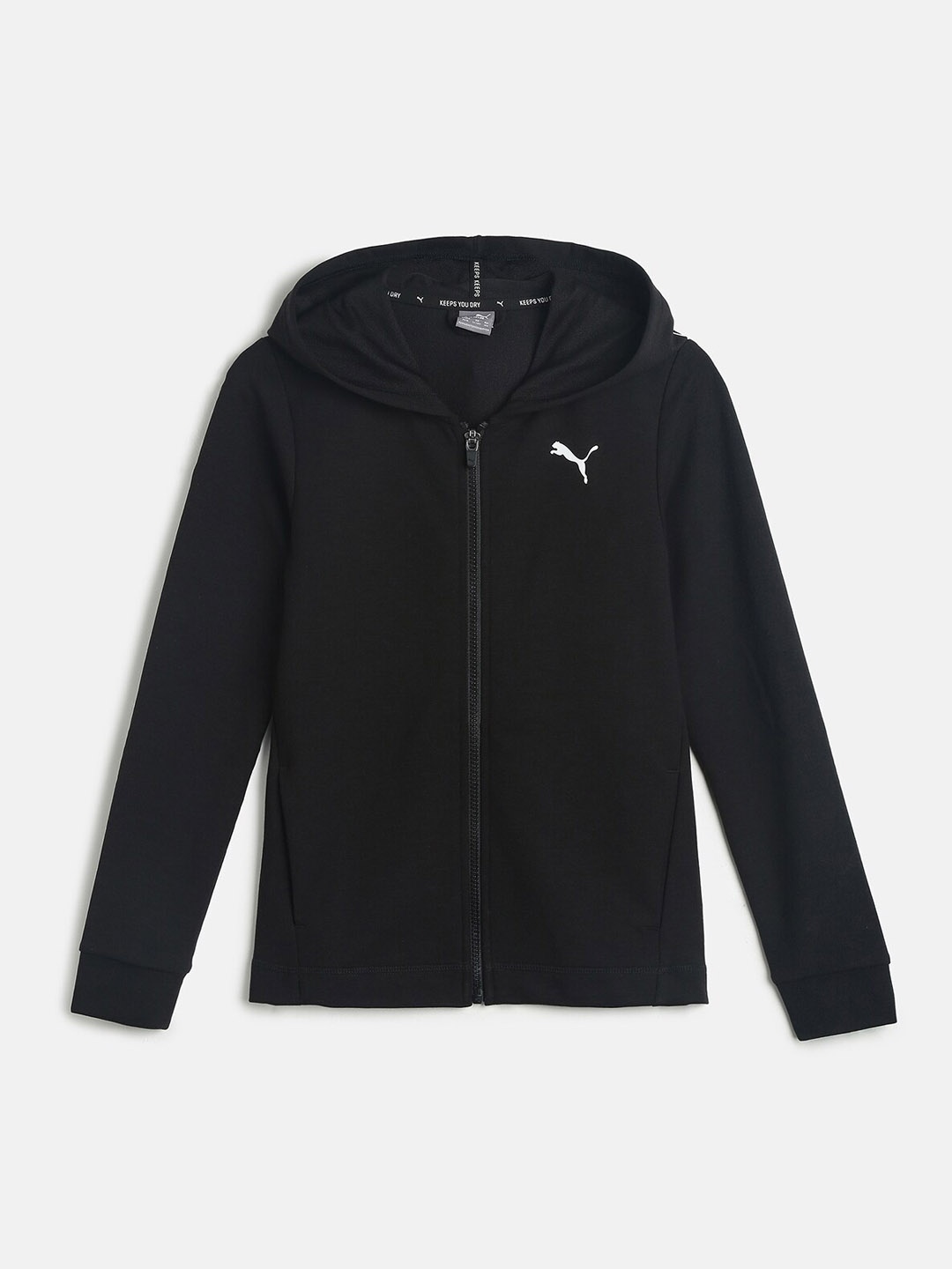 

Puma Girls Black Solid Tailored Jacket