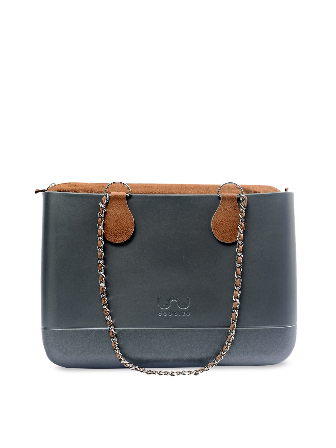 

Doubleu Charcoal Grey Solid Shoulder Bag