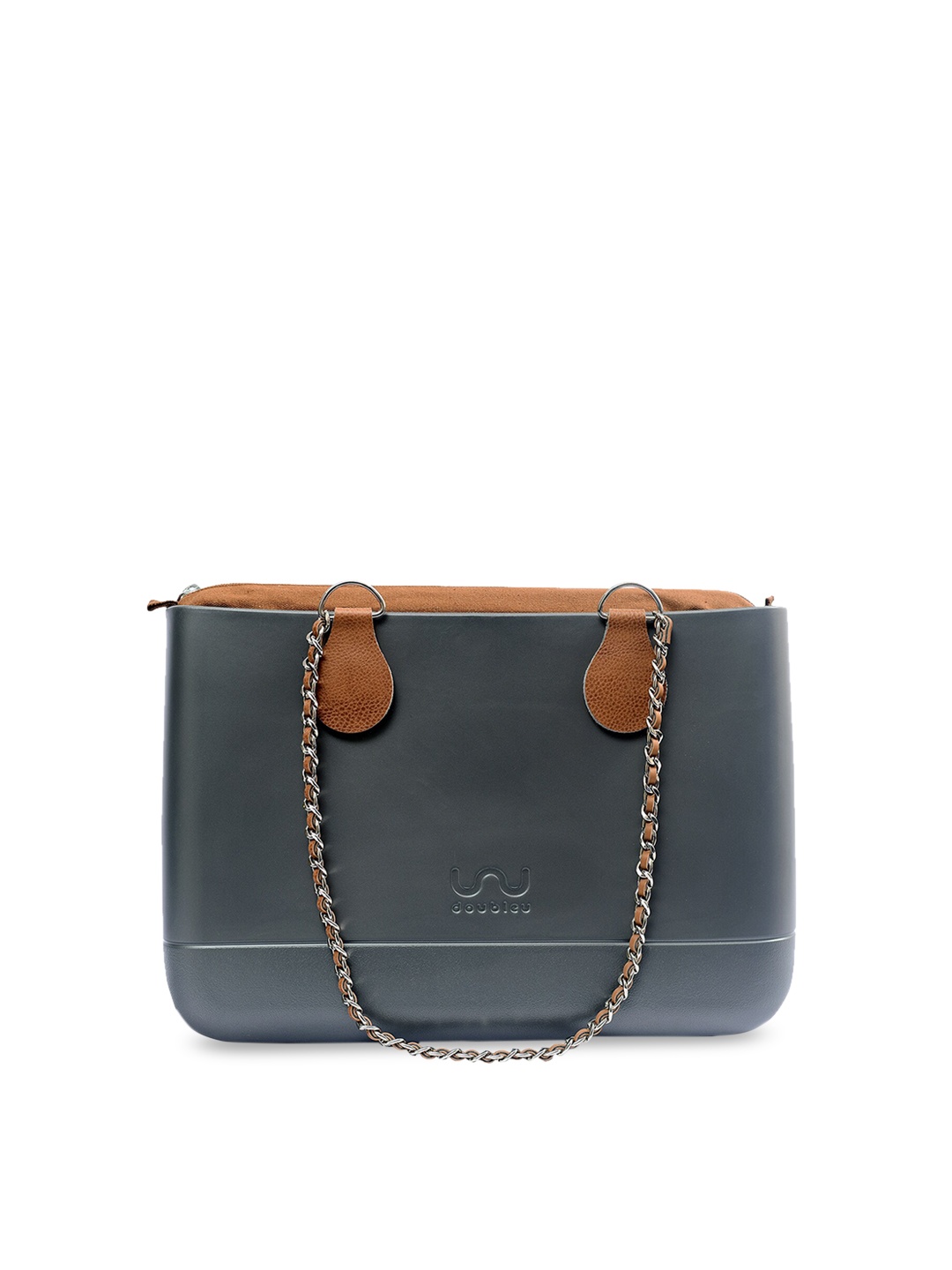 

Doubleu Charcoal Grey Solid Shoulder Bag