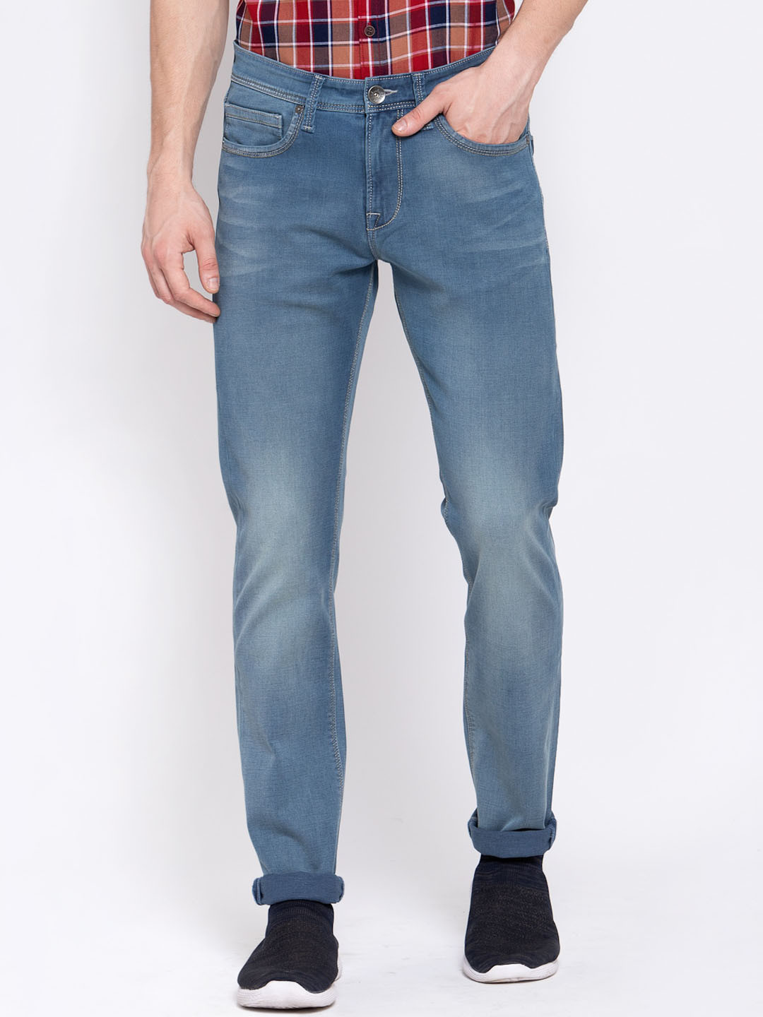 

Pepe Jeans Men Blue Skinny Fit Low-Rise Clean Look Jeans
