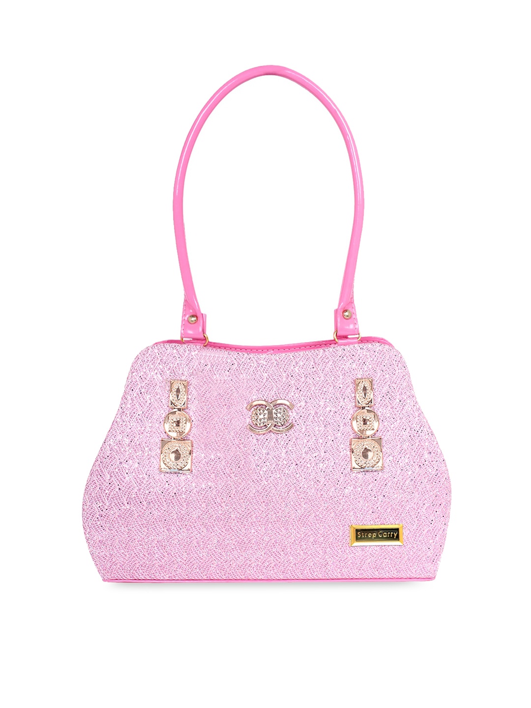 

Stropcarry Pink Self-Design Shoulder Bag