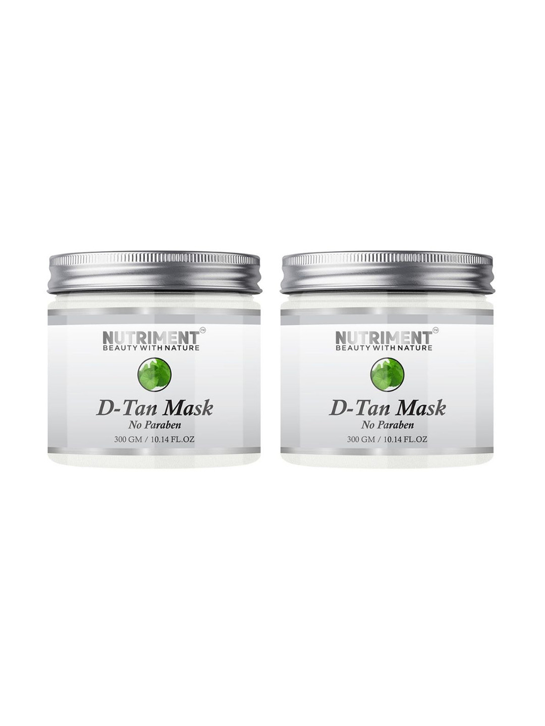 

Nutriment Pack of 2 D-Tan Mask - 250 g each, Transparent