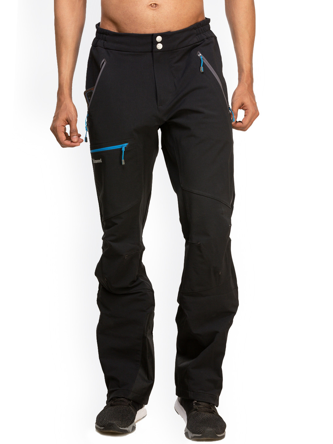 

Simond By Decathlon Water Repelent Mountaineering Pant With Inbuilt Gaiters & Suspenders, Black