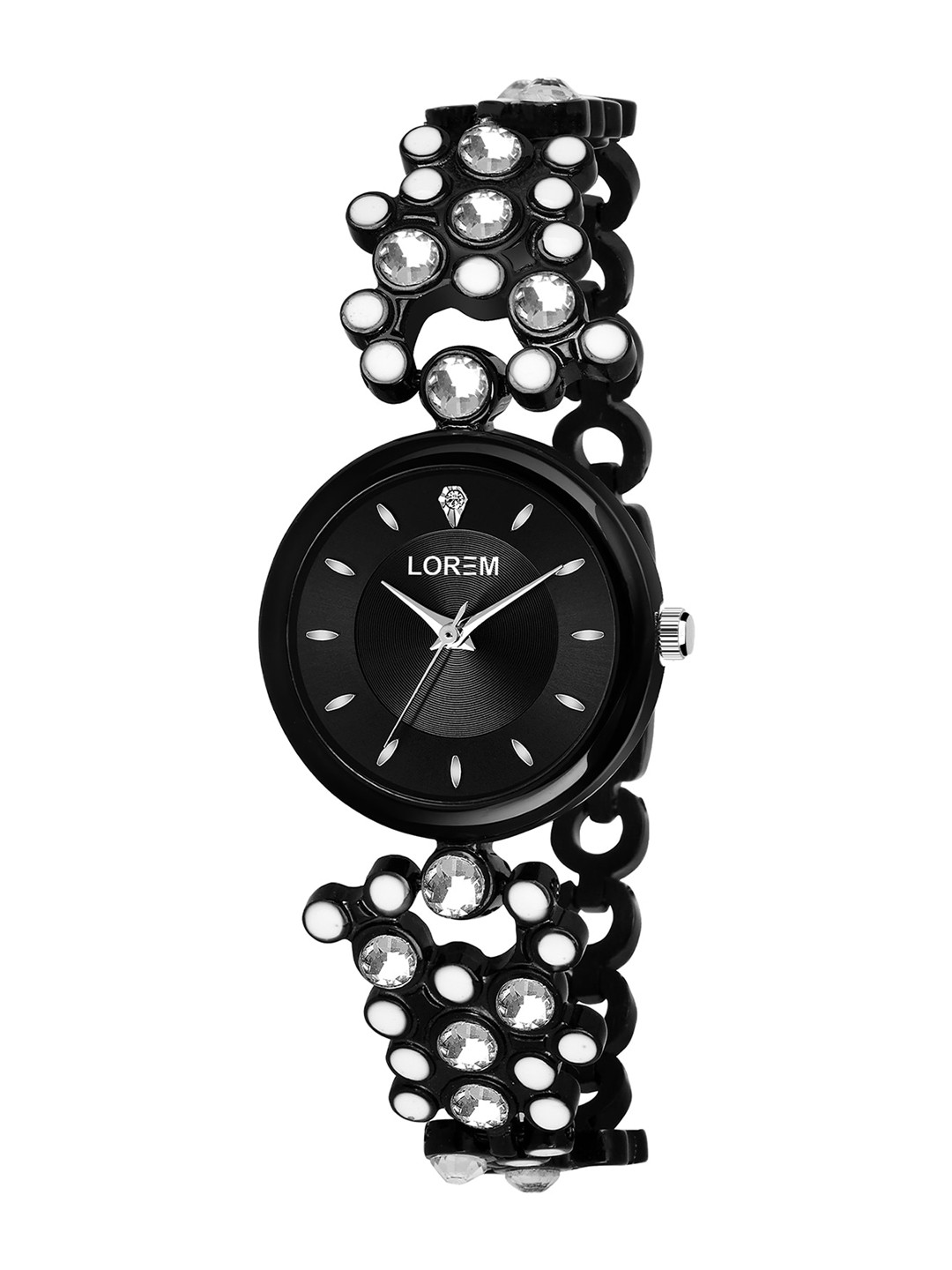 

LOREM Women Black Analogue Watch LR255
