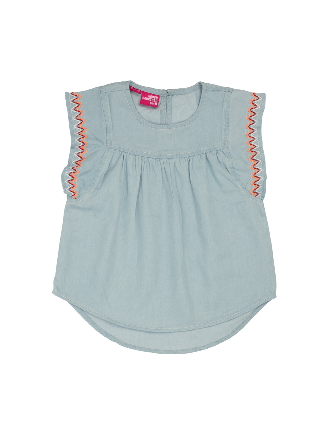 

UNDER FOURTEEN ONLY Blue Regular Top