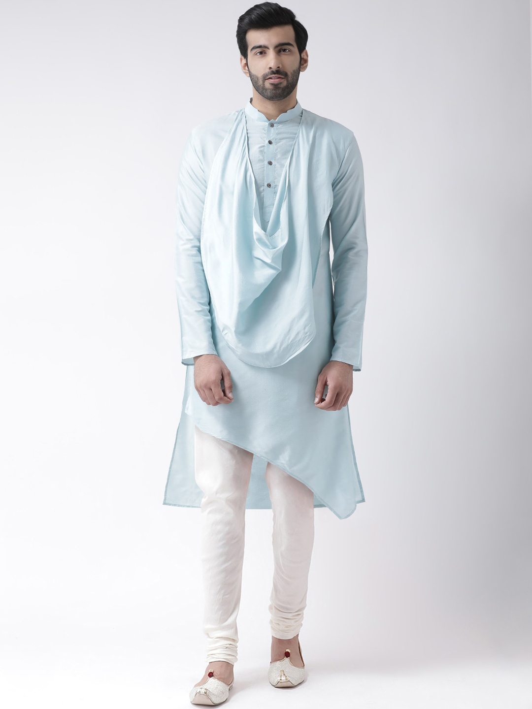 

KISAH Men Blue Solid Kurta