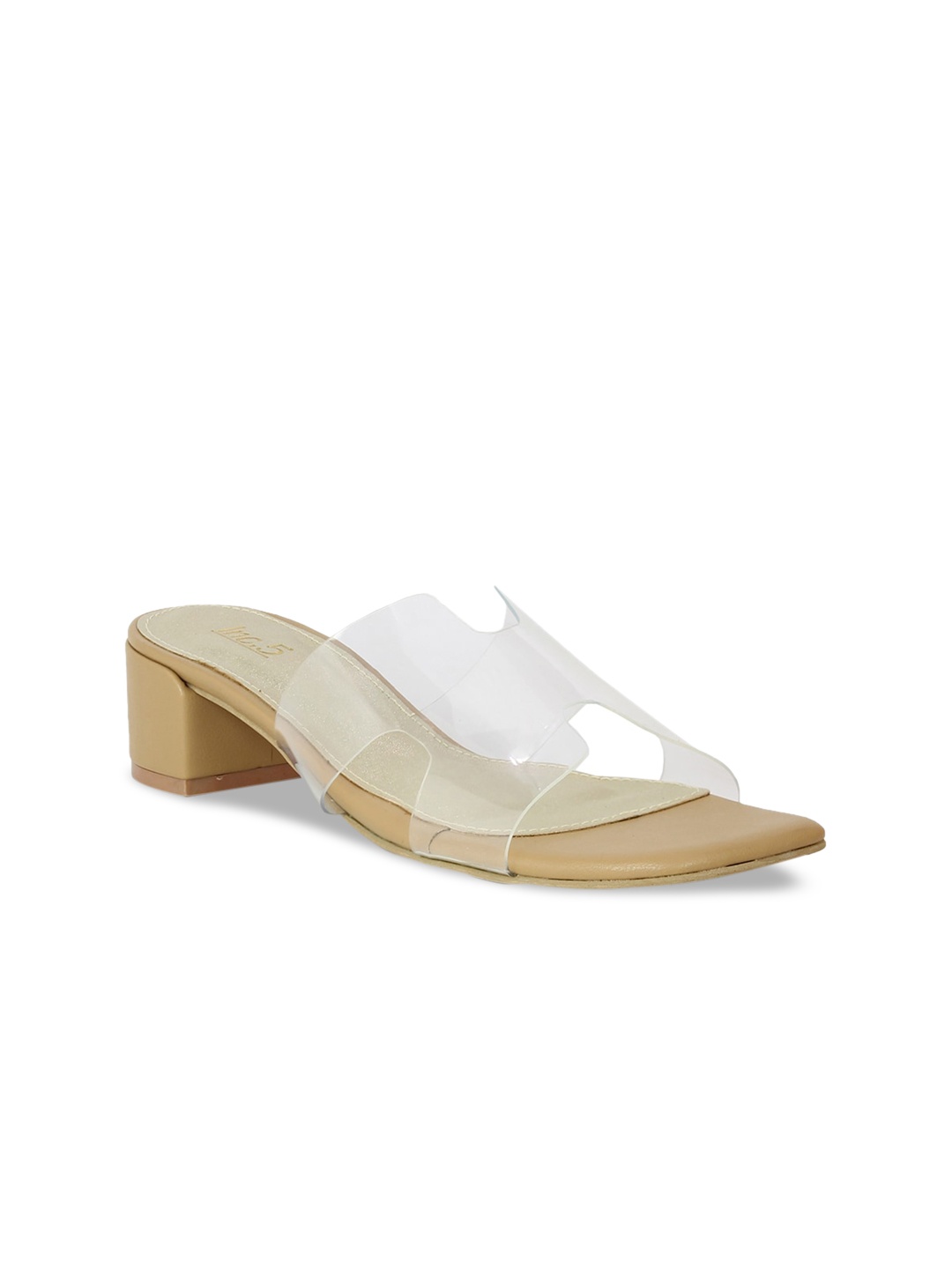 

Inc 5 Women Beige Solid Open Toe Heels