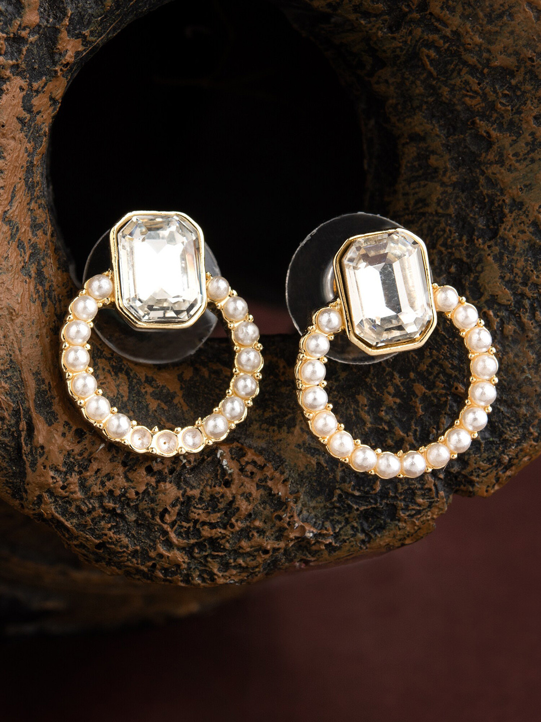 

E2O Gold-Plated Geometric Studs