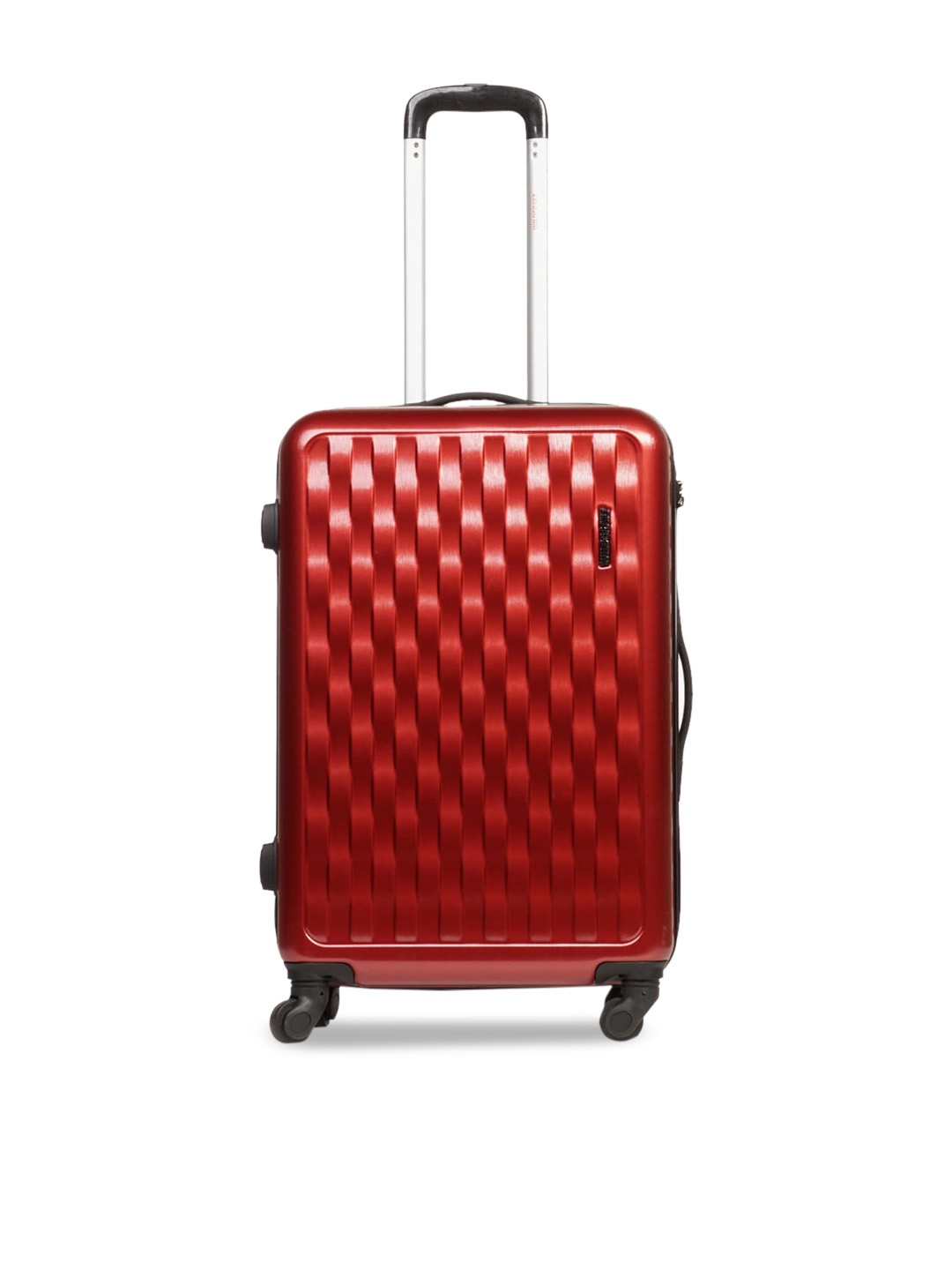 

Wildcraft Red Textured Hard-Sided Cabin Trolley Suitcase