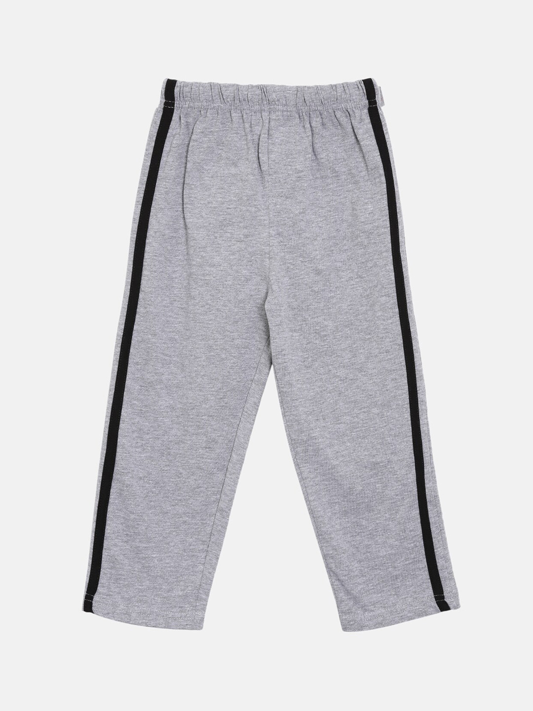 

Aomi Boys Grey Solid Cotton Track Pants