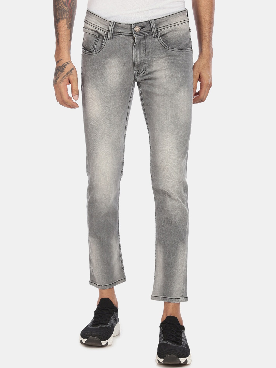 

Cherokee Men Grey Regular Fit Jeans