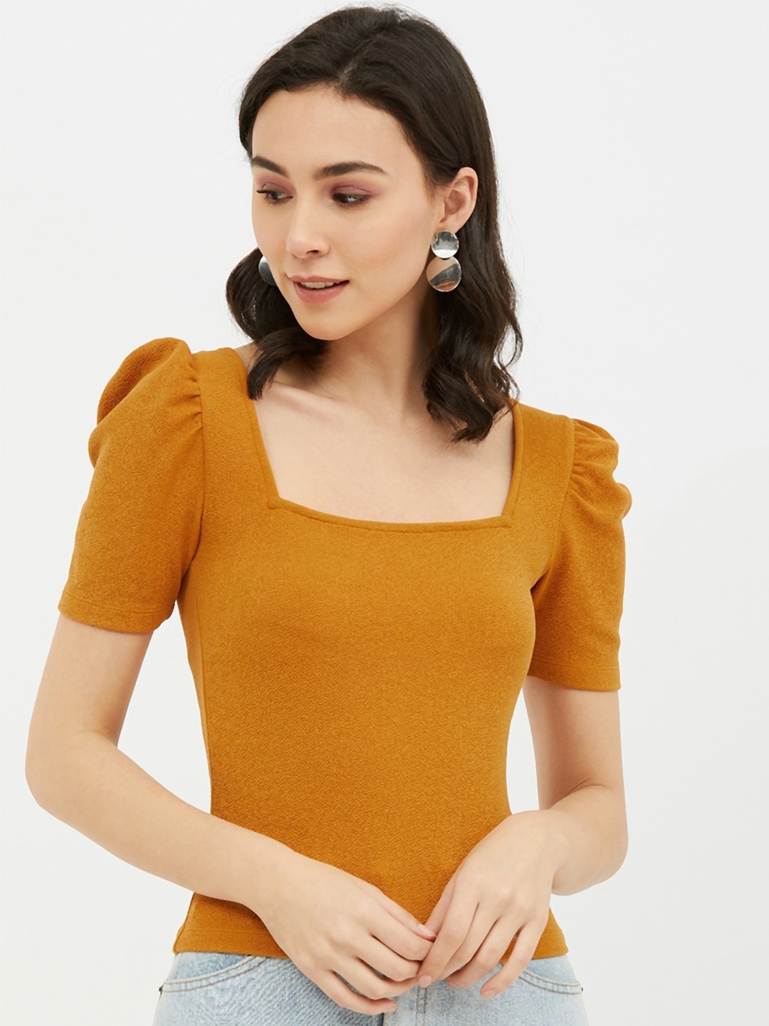 

Harpa Mustard Regular Top