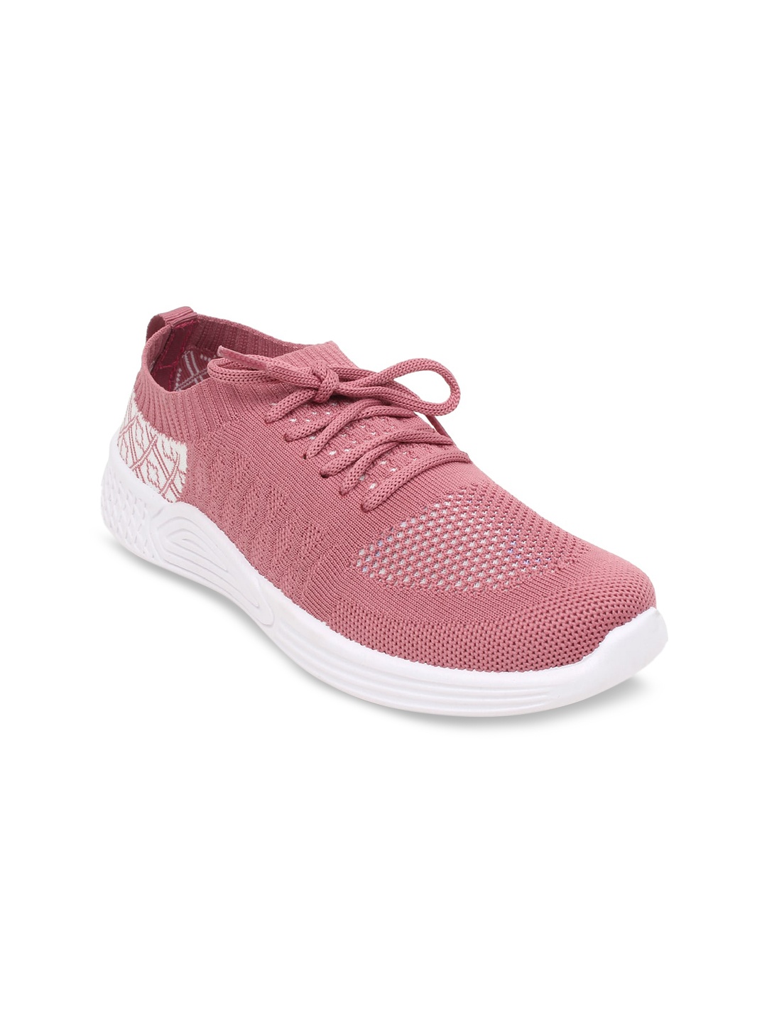 

Champs Women Pink Woven Design Sneakers