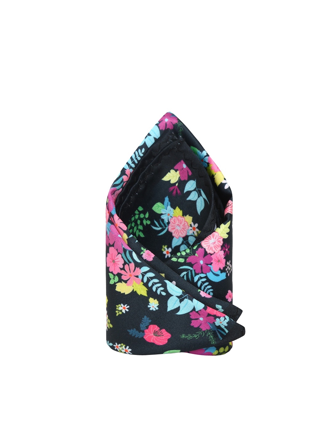 

Tossido Men Multicolored Floral Printed Pocket Square, Multi