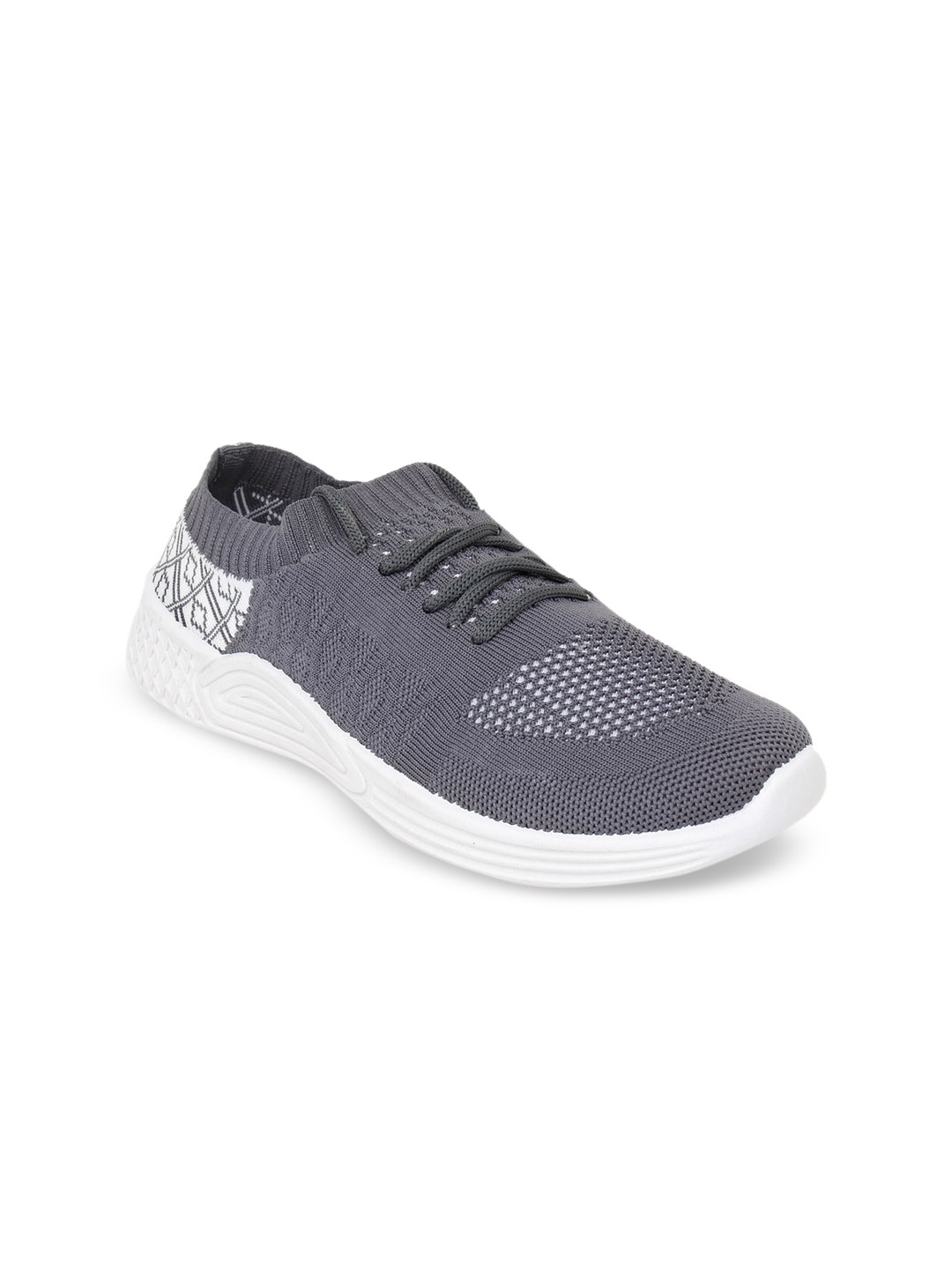 

Champs Women Grey Woven Design Sneakers