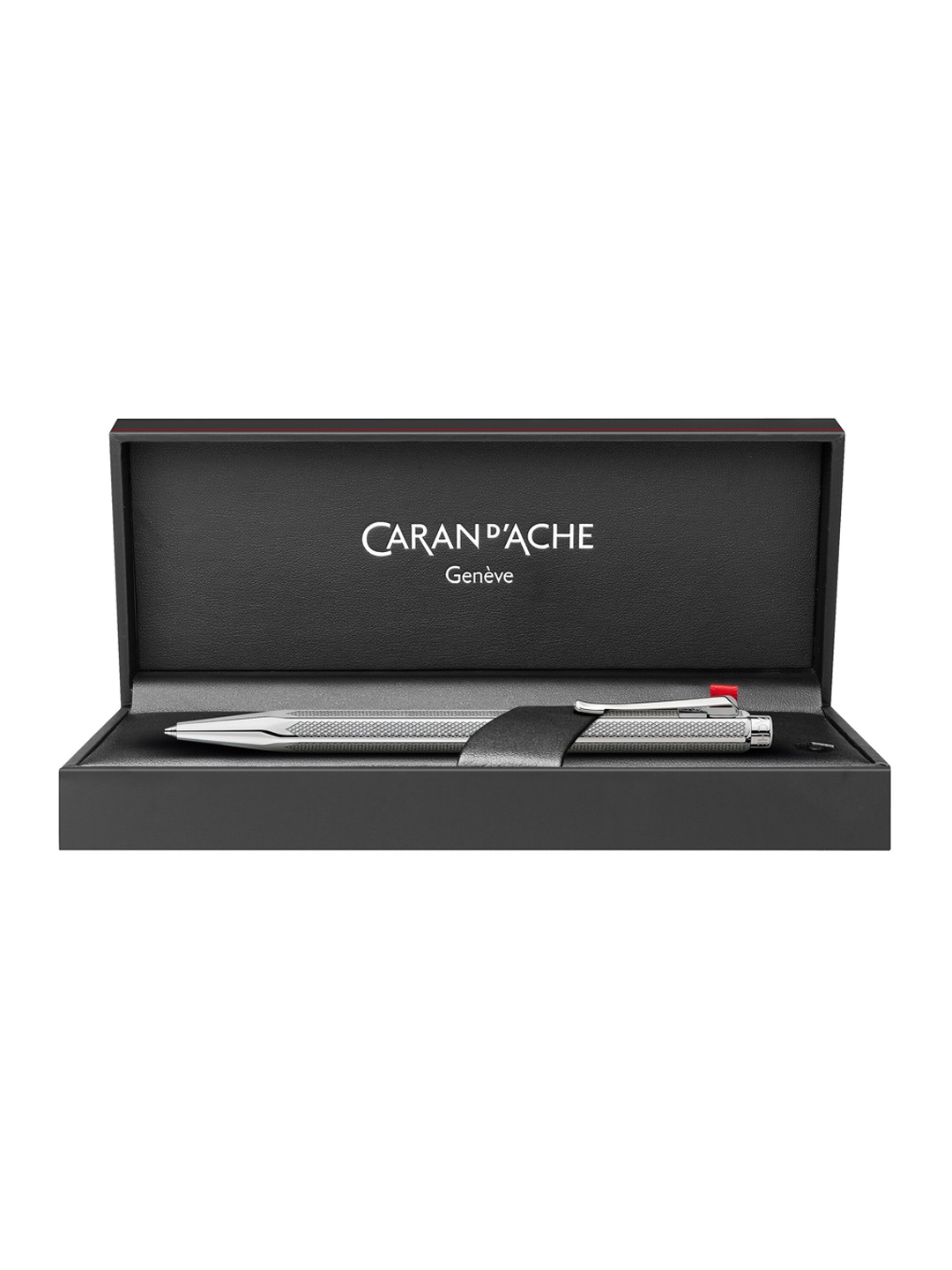 Caran D Ache Silver-Toned Caran Dache Ecridor Retro Ballpoint Pen With A Gift Box
