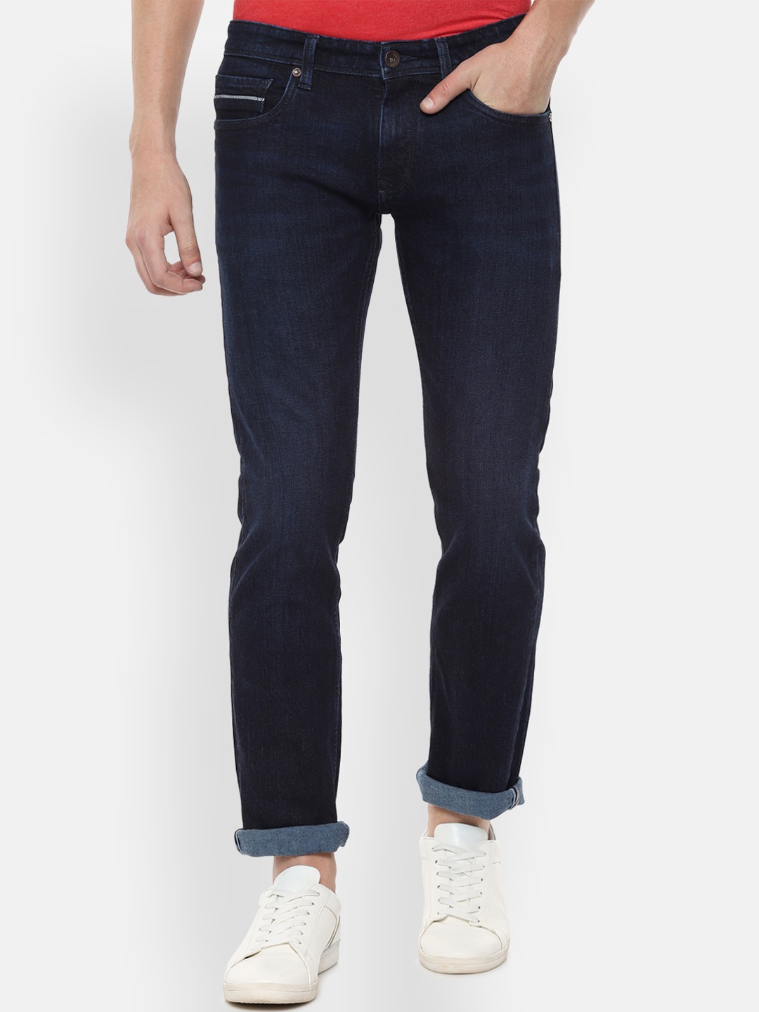 

Louis Philippe Jeans Men Navy Blue Slim Fit Jeans