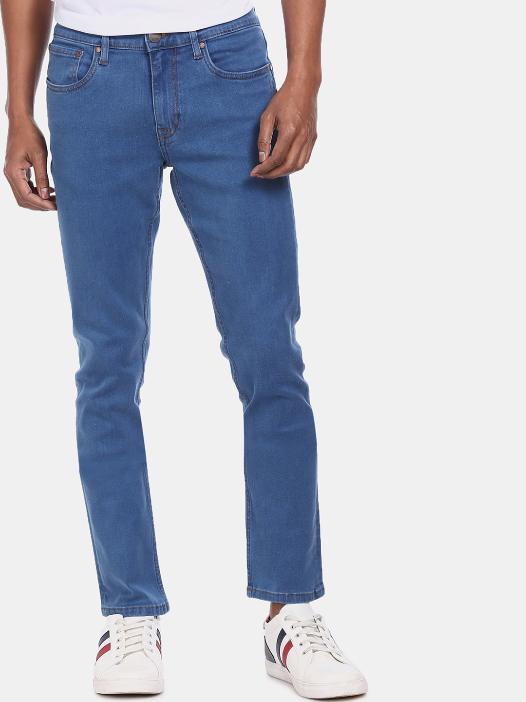 

AD By Arvind Men Blue Stretchable Skinny Fit Jeans