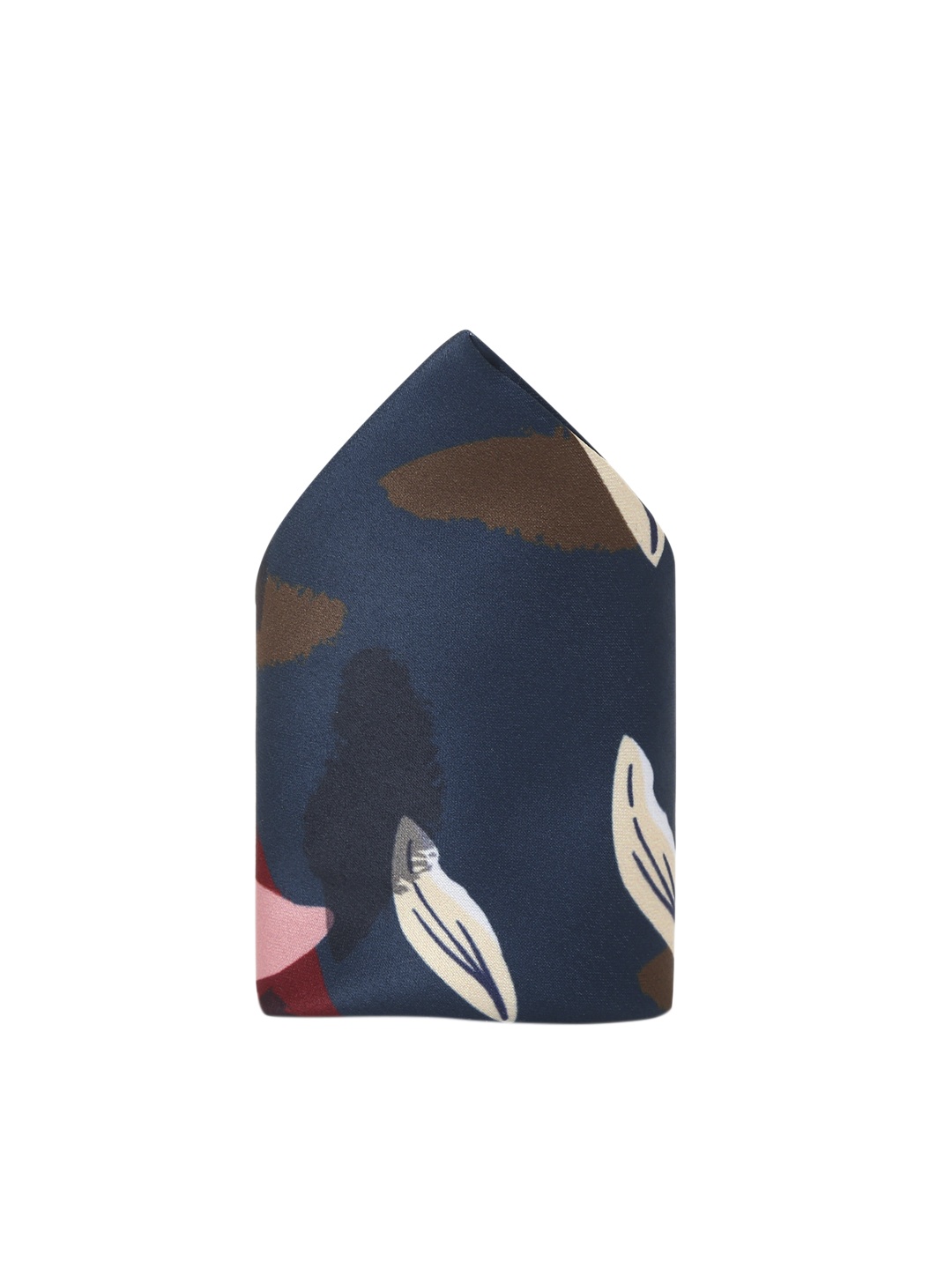 

Tossido Men Blue & Pink Printed Pocket Square With A Gift Box