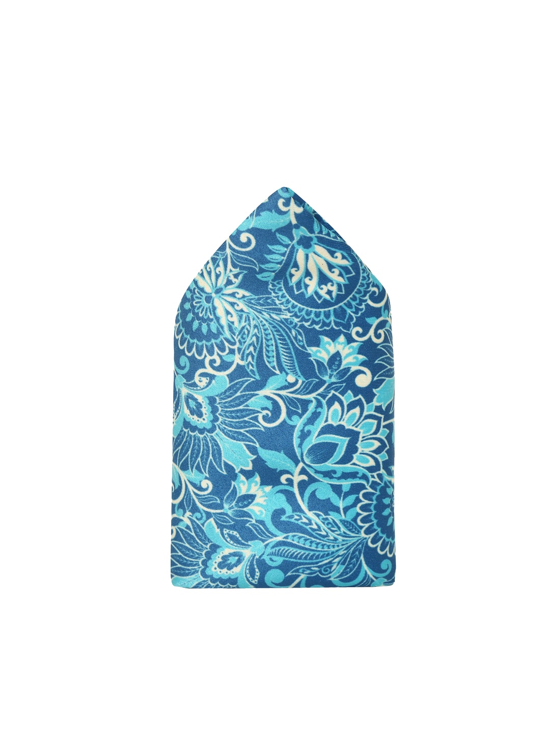 

Tossido Men Green Printed Pocket Square With A Gift Box