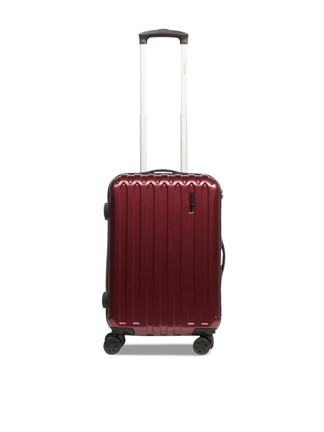 

Wildcraft Pegasi Textured Hard -Side Medium Trolley Bag, Burgundy