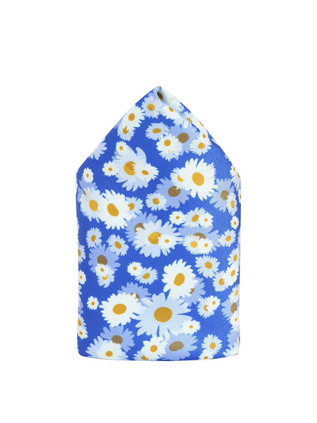 

Tossido Men Blue & White Floral Printed Pocket Square