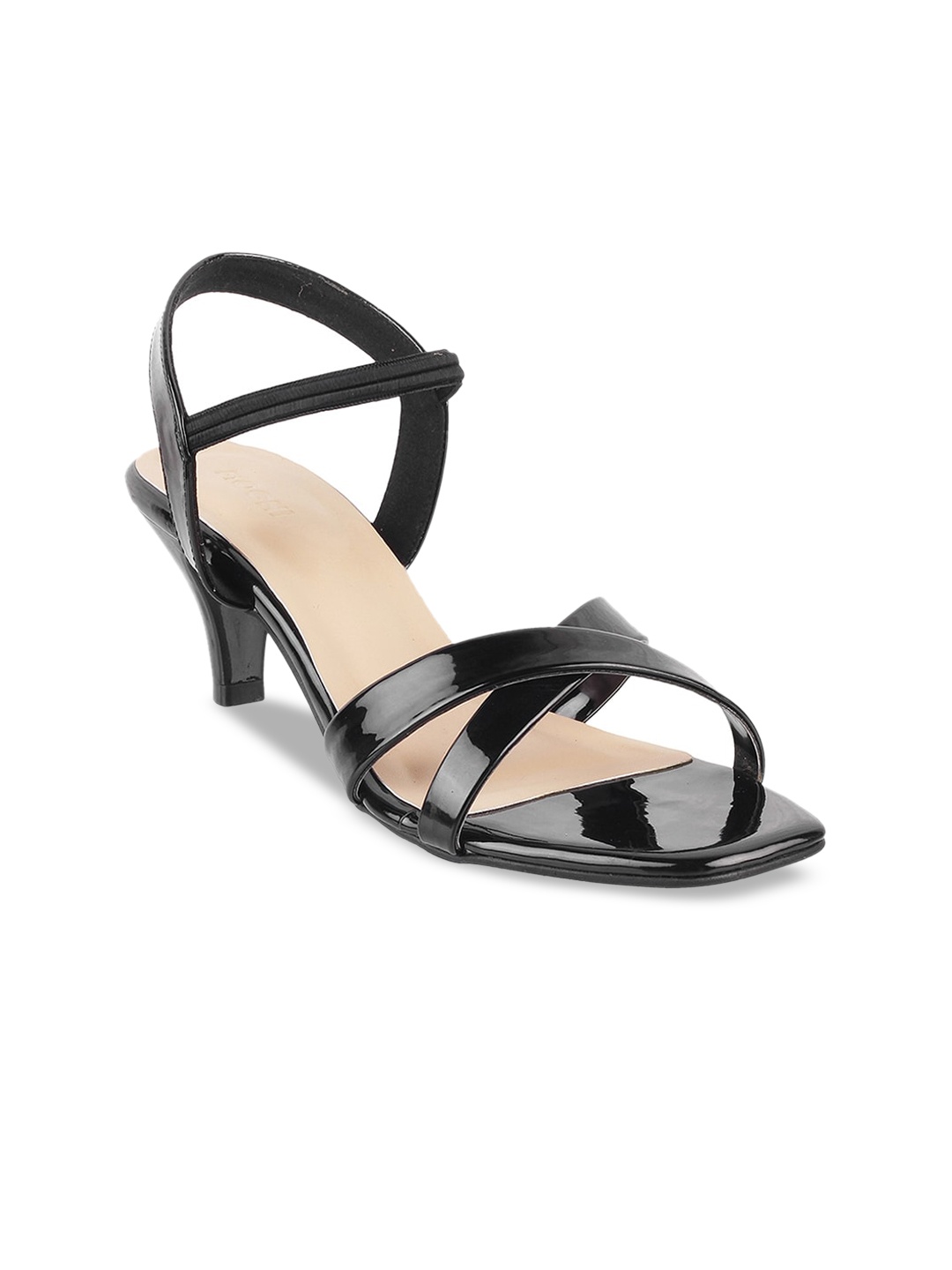 

Mochi Women Black Solid Heels