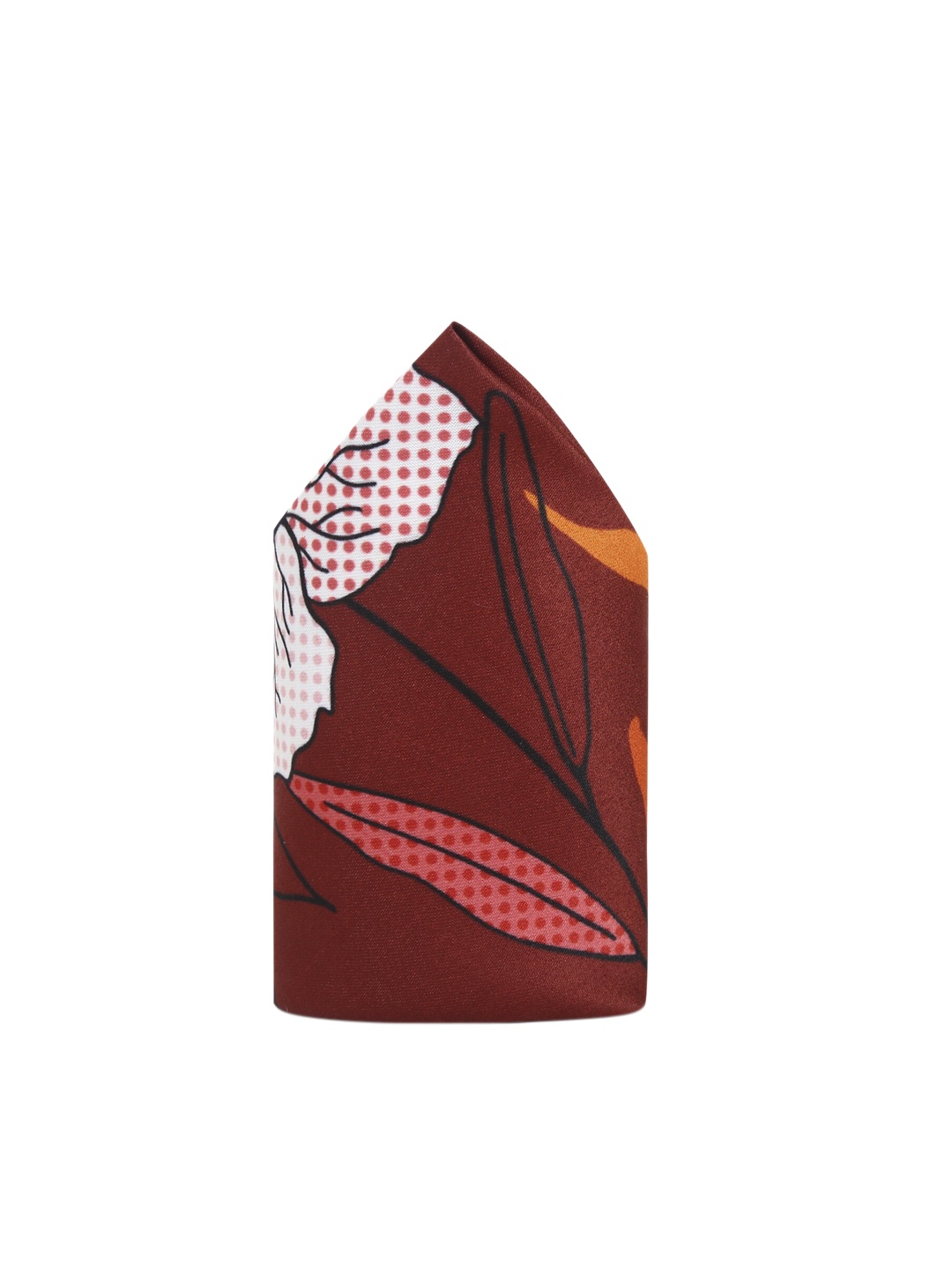 

Tossido Men Maroon & Pink Printed Pocket Square