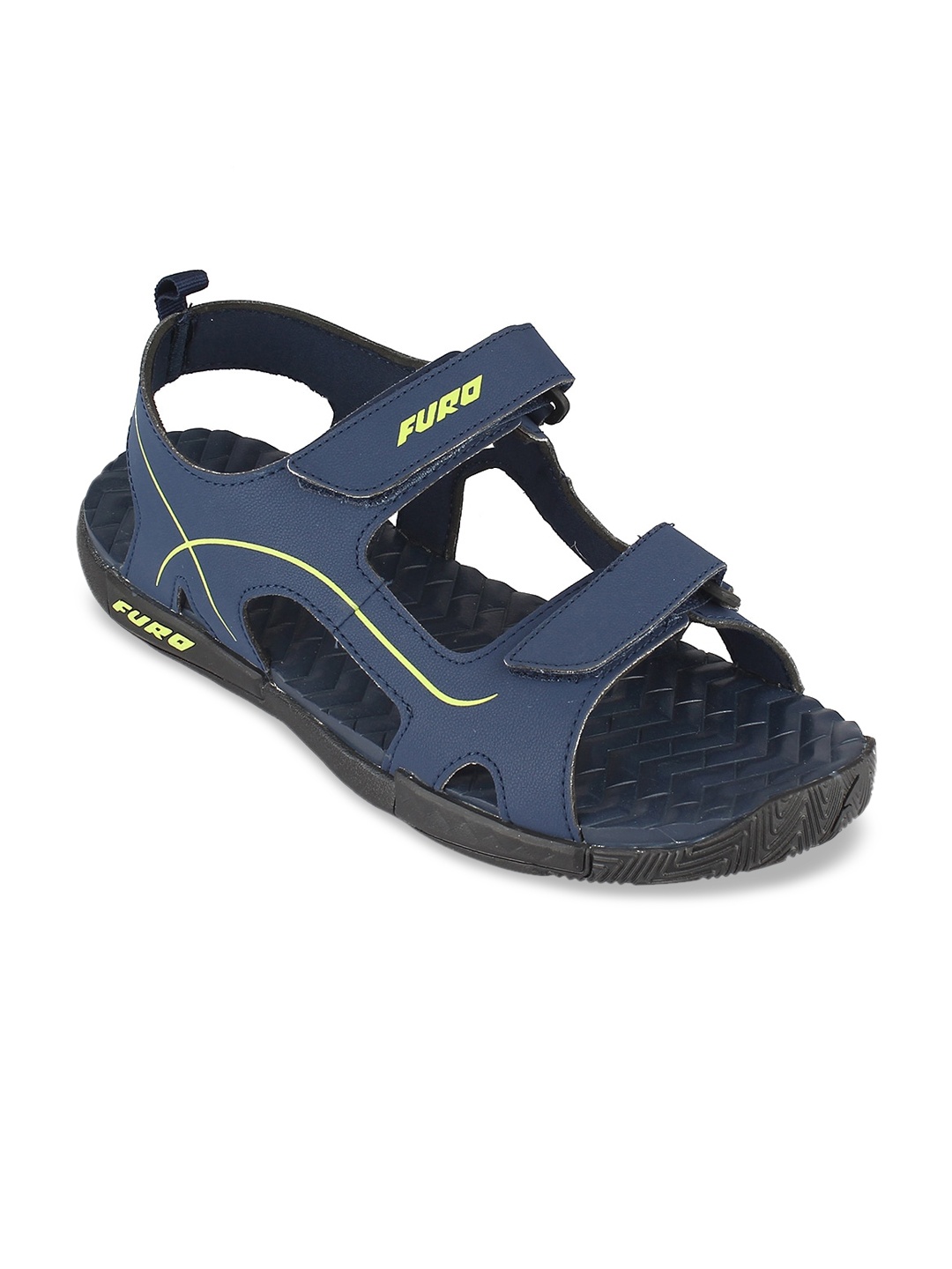 

FURO by Red Chief Men Navy Blue Solid Sports Sandals