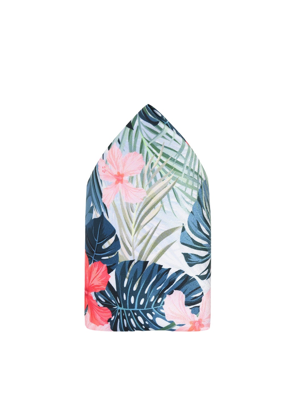 

Tossido Men Grey & Pink Printed Pocket Square