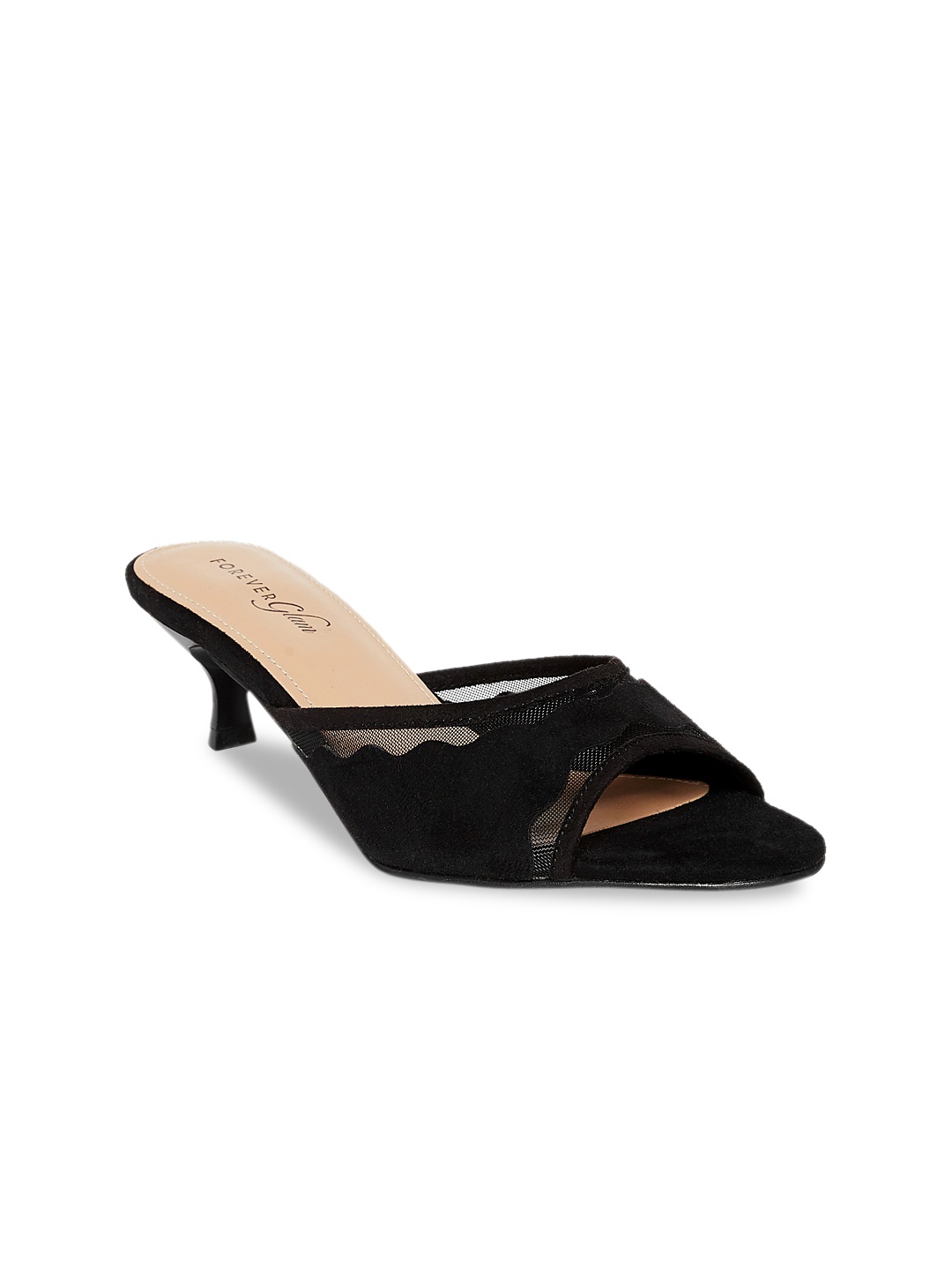 

Forever Glam by Pantaloons Women Black Solid Heels