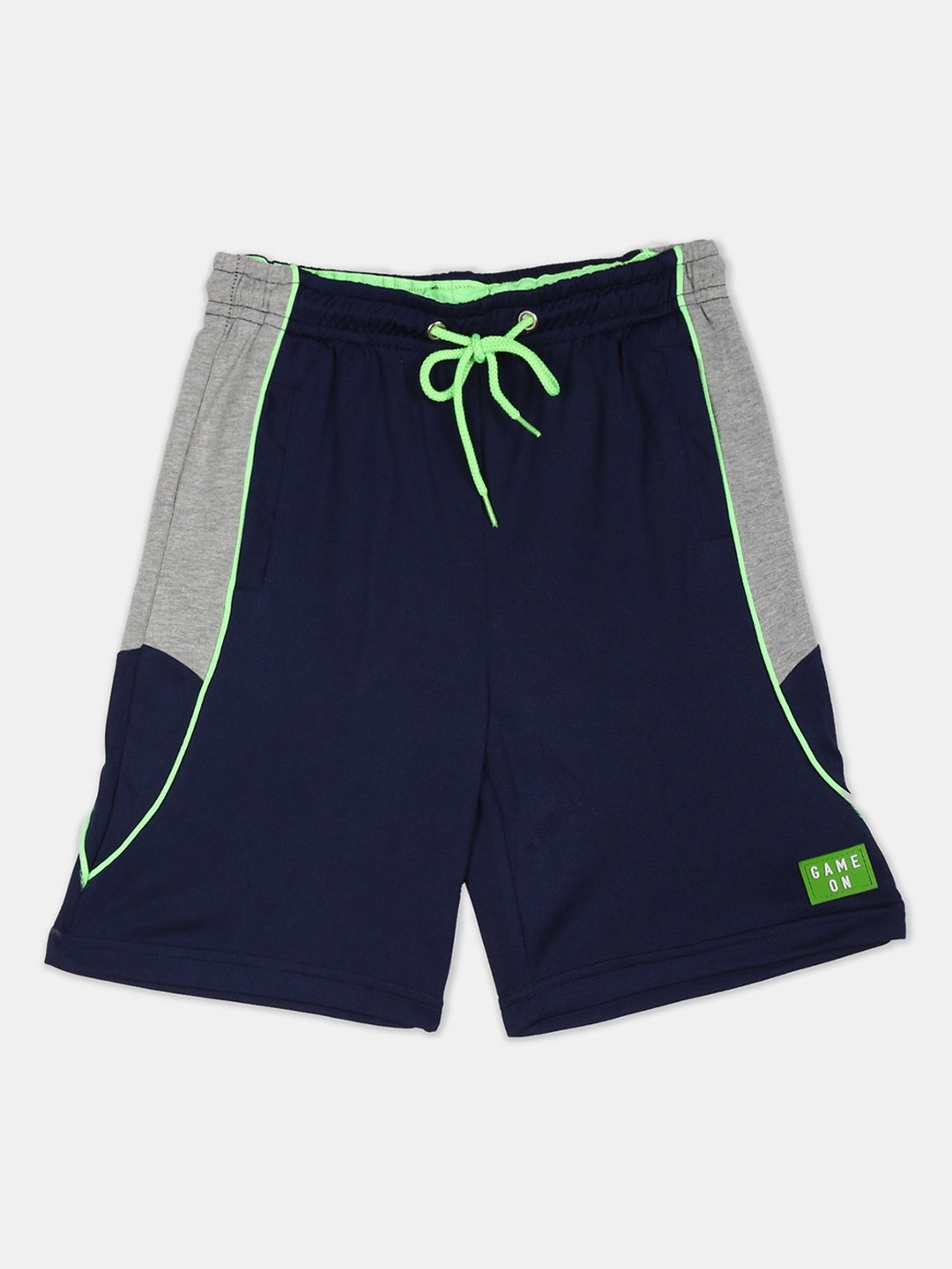 

Cherokee Boys Navy Blue Solid Regular Fit Sports Shorts