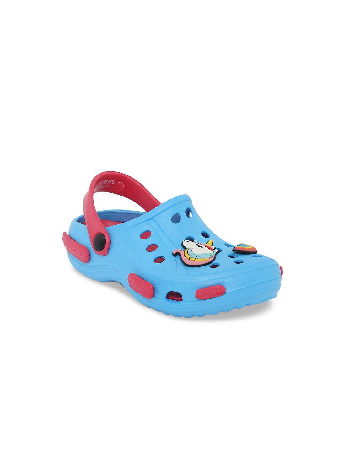 

Pantaloons Junior Girls Blue Perforations Clogs