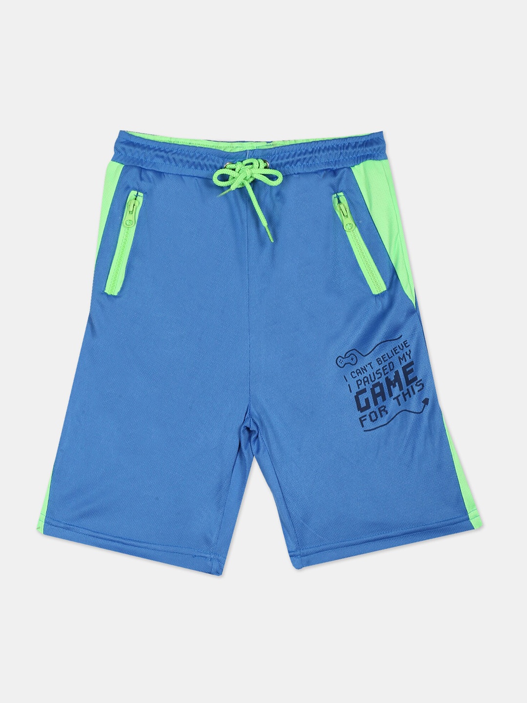 

Cherokee Boys Blue Solid Regular Fit Regular Shorts