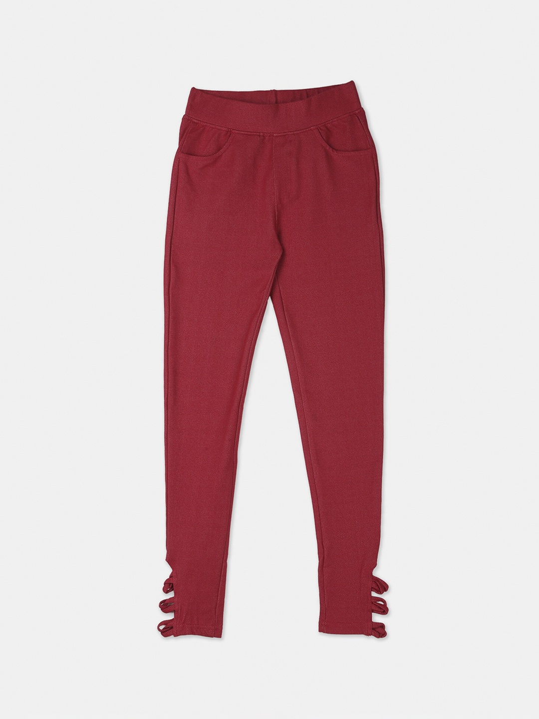 

Cherokee Girls Red Solid Treggings