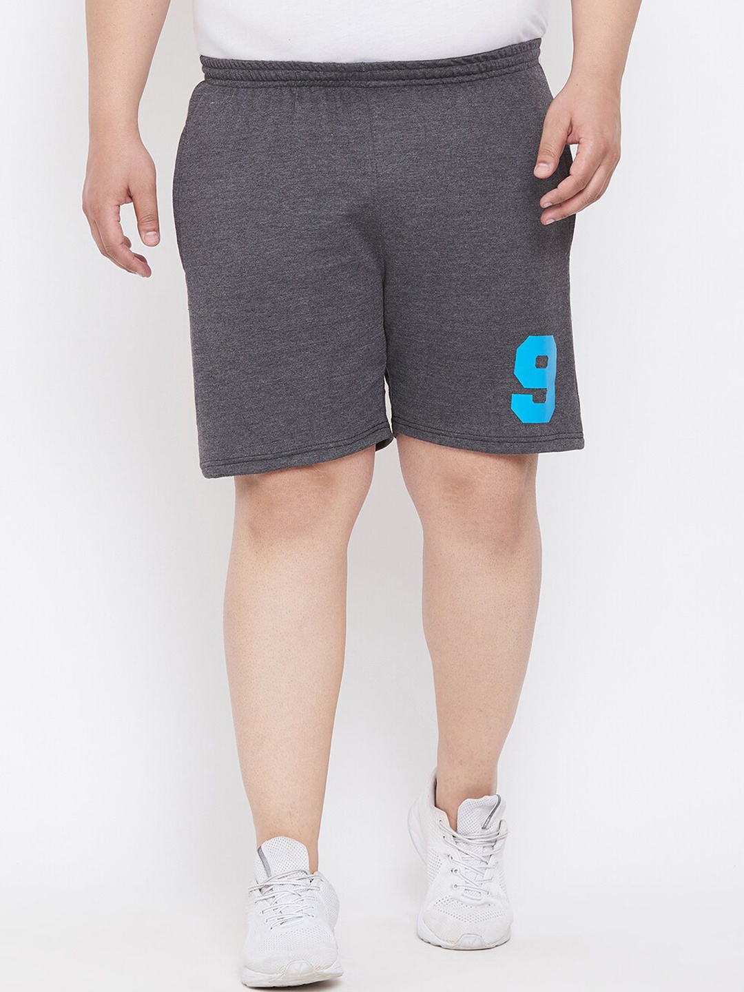 

bigbanana Men Grey Solid Regular Fit Cotton Shorts
