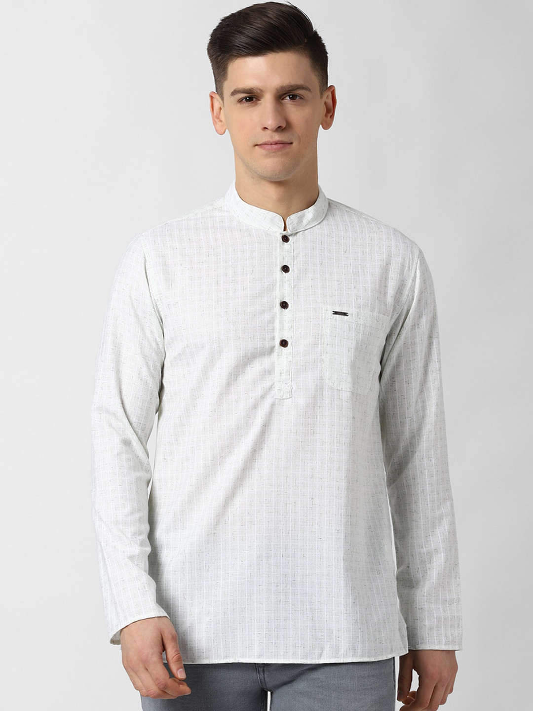 

Peter England Men White Kurta
