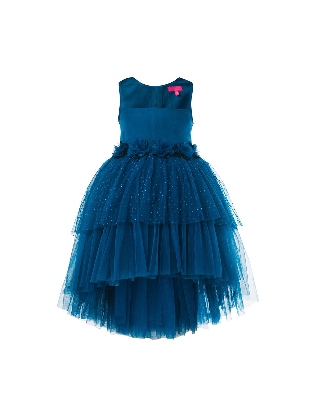 

Toy Balloon kids Girls Blue Embellished Fit and Flare Dress