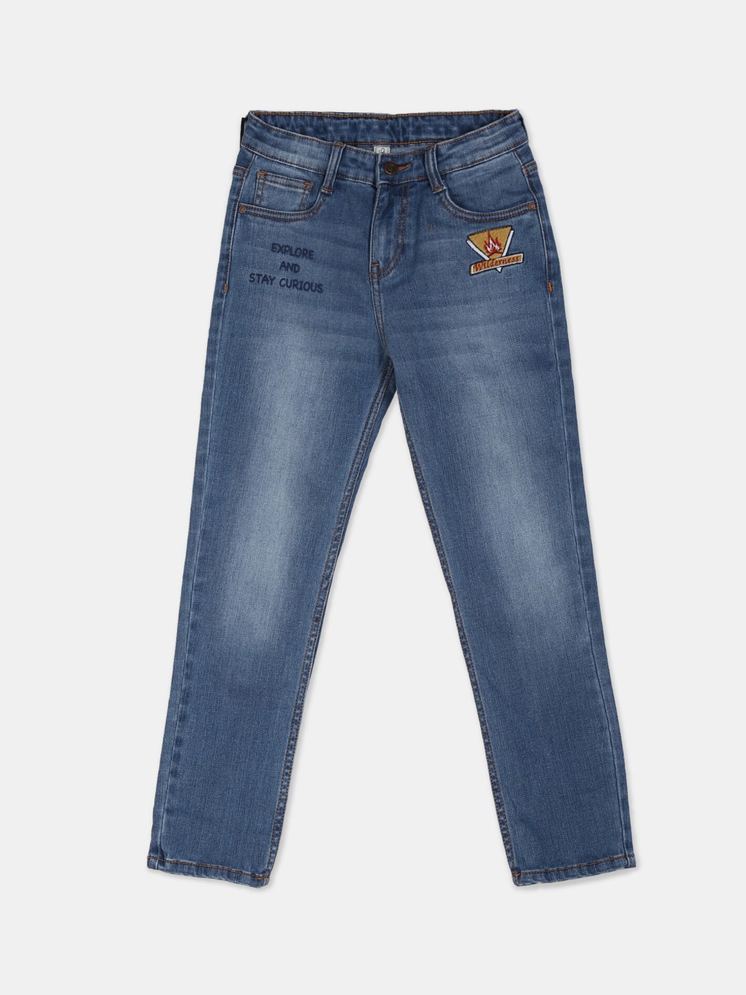 

Cherokee Boys Blue Clean Look Light Fade Stretchable Jeans